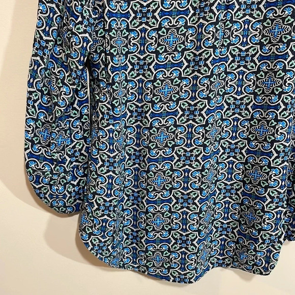 Croft & Barrow Button Down 3/4 Sleeve Top L - Picture 9 of 16